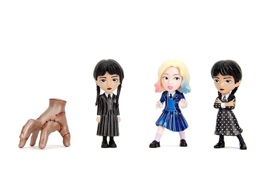 Amazon.com: Jada - Set of 4 Wednesday Series Character